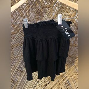 FLOWERS BY ZOE black skirt